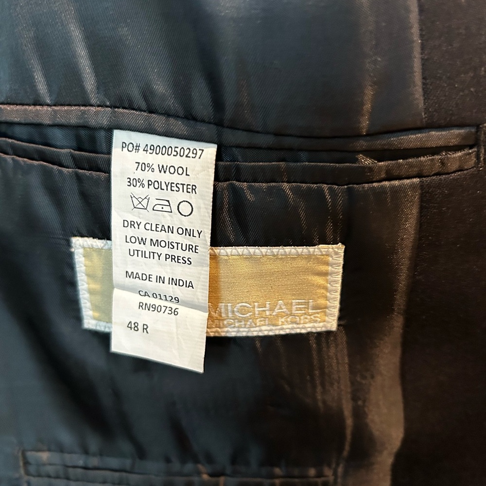 Michael Kors Navy Men's Blazer - Picture 4 of 4